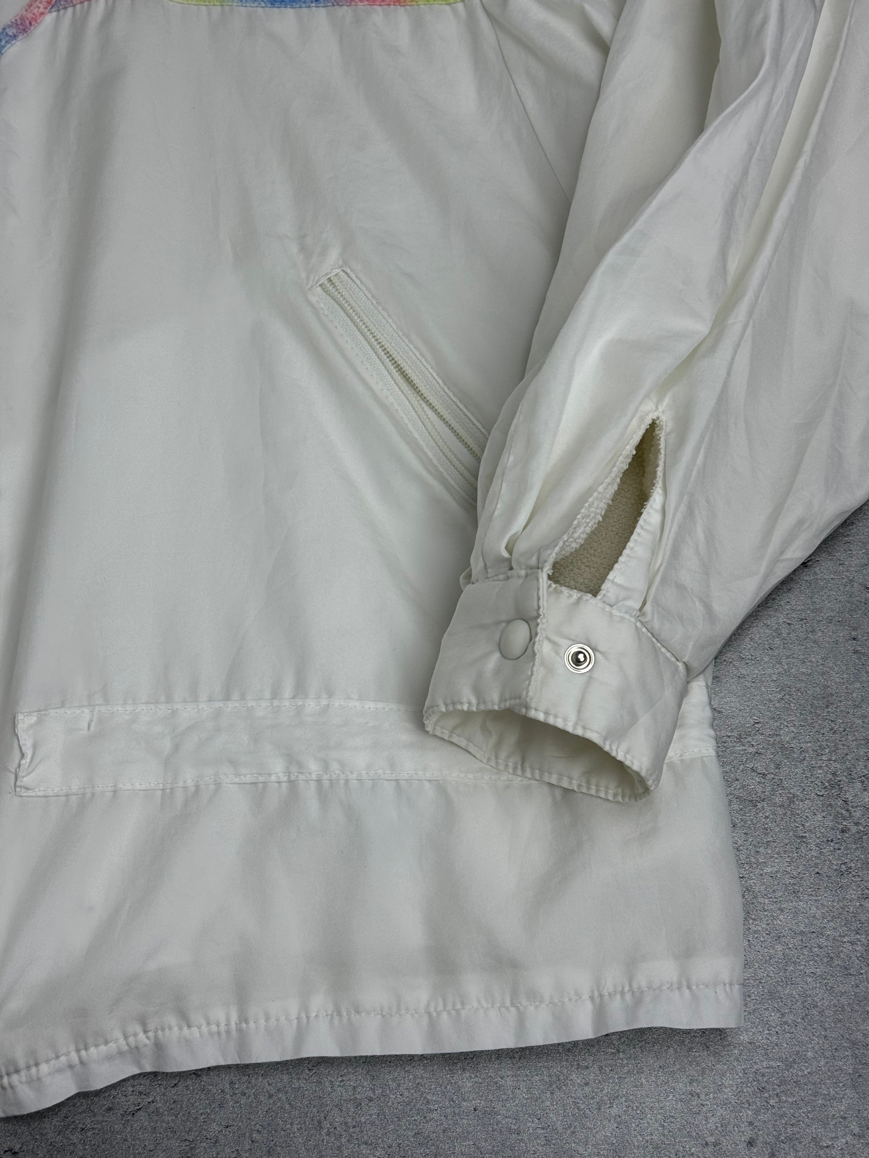 90s Adidas Damska Kurtka Wiatrówka Przeciwdeszczowa Vintage Rozpinana Tracksuit Jacket Sportowa