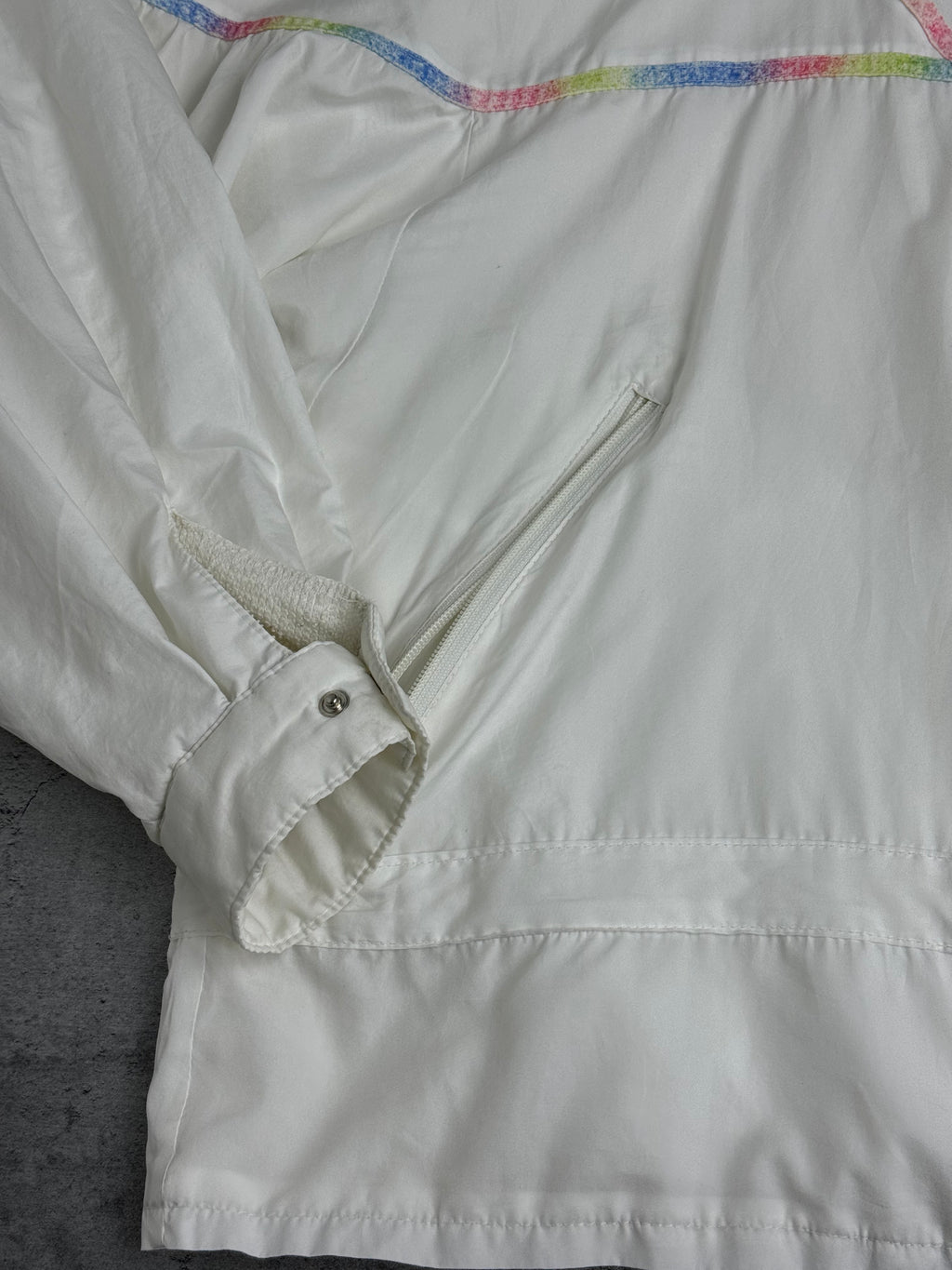 90s Adidas Damska Kurtka Wiatrówka Przeciwdeszczowa Vintage Rozpinana Tracksuit Jacket Sportowa