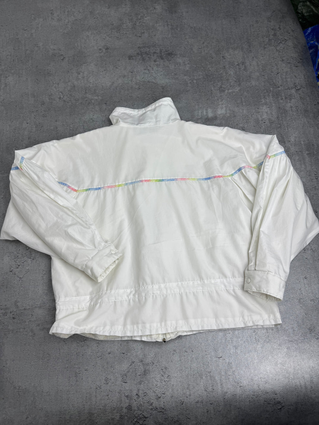 90s Adidas Damska Kurtka Wiatrówka Przeciwdeszczowa Vintage Rozpinana Tracksuit Jacket Sportowa