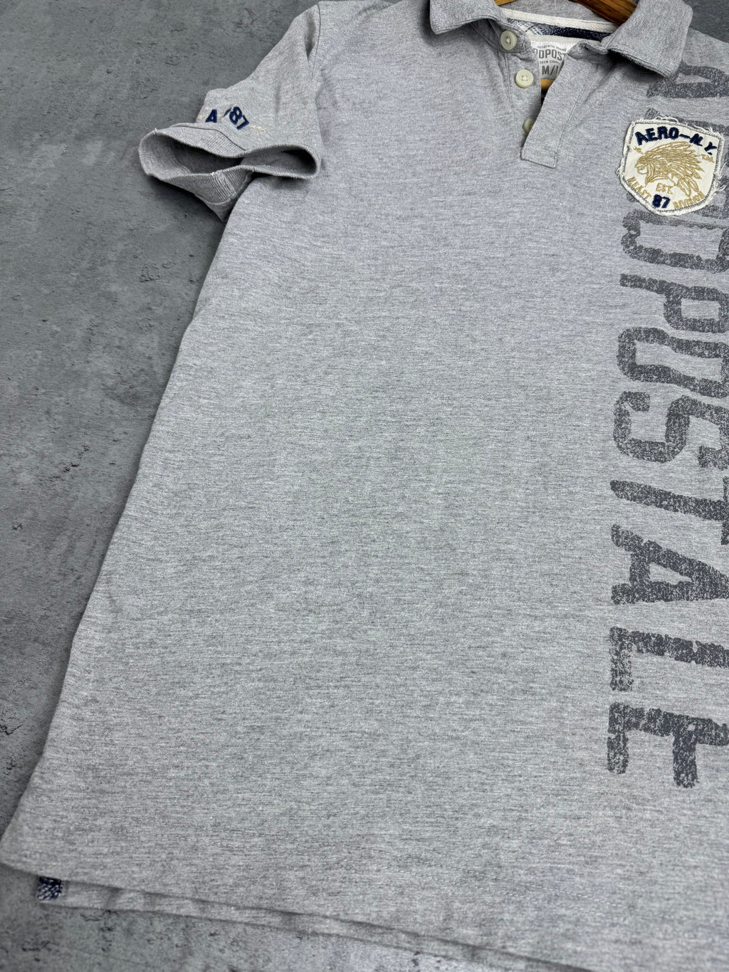 Aeropostale Y2K Koszulka Polo Surfing Polówka 2000s