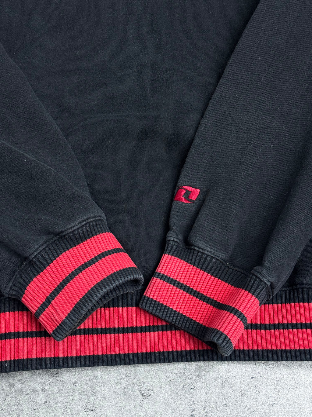 Honda Racing Y2K Bluza rozpinana z kapturem wyścigowa minimalistyczna czarna streetwear