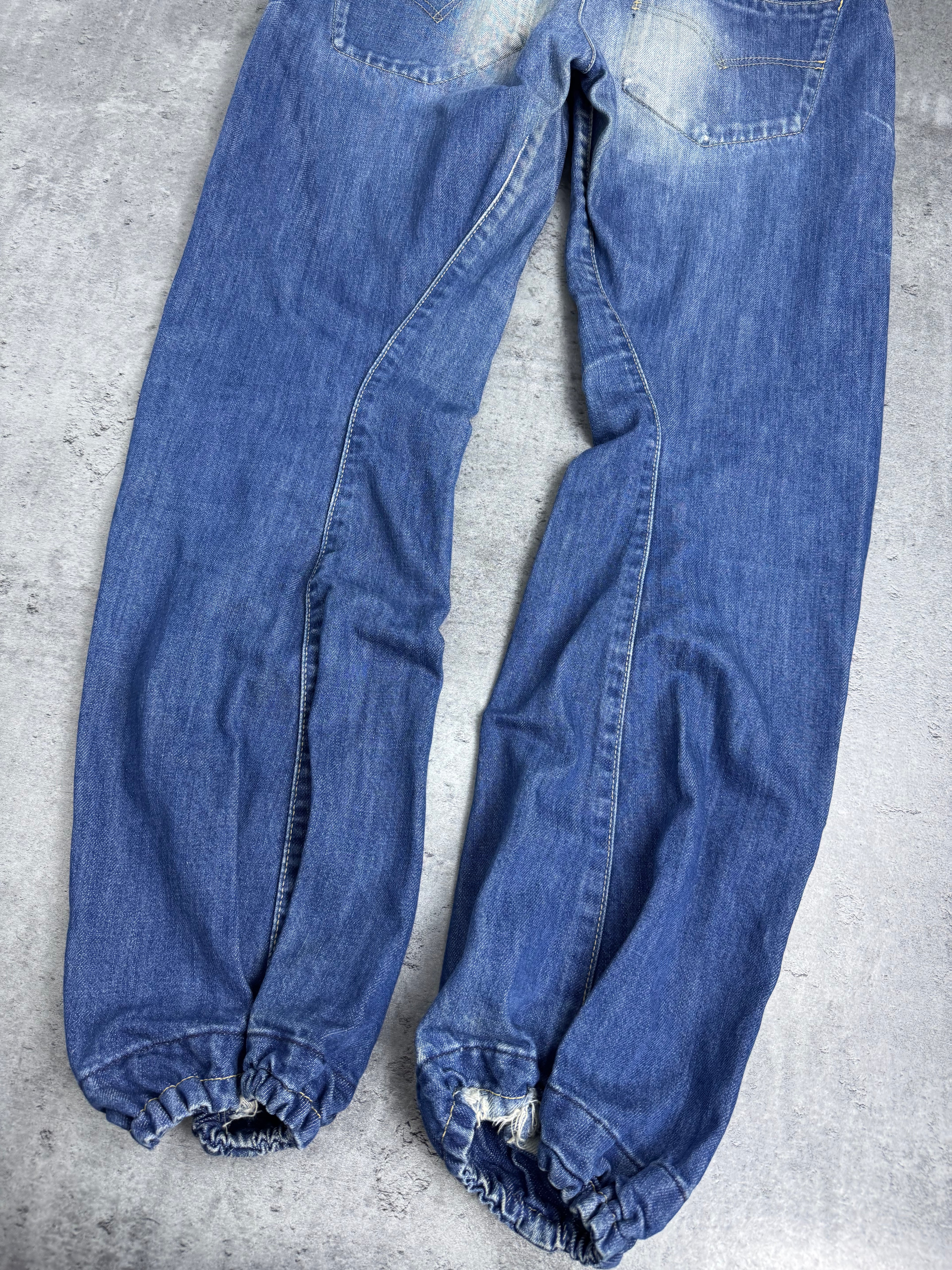 2002 Vintage Levi's Engineered Alladynki Loose Fit Washed Spodnie Jeansowe Jeansy Baggy Jeans RARE