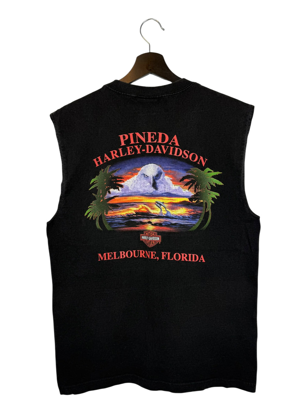 Vintage 1996 Harley Davidson Pineda Melbourne Florida Black Size M