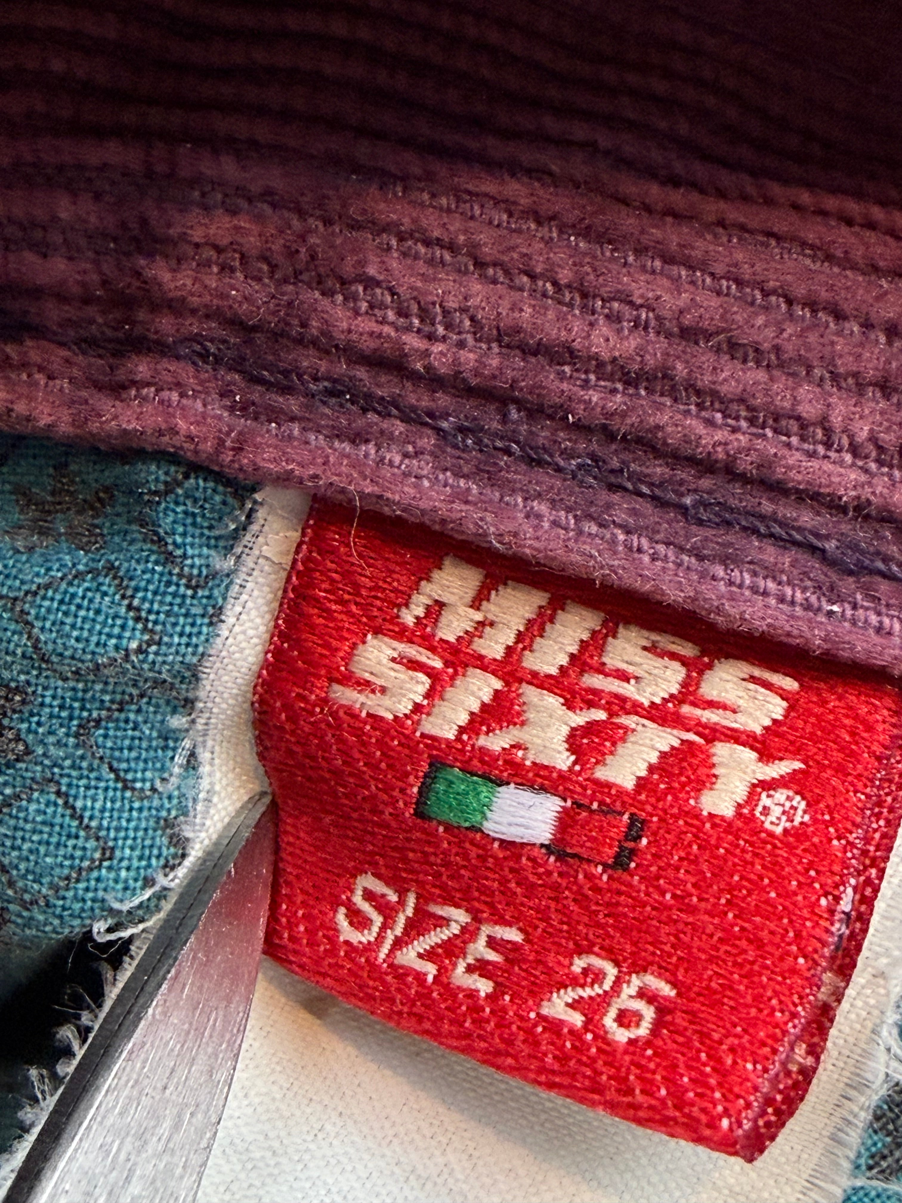 Miss Sixty Y2k Avant Garde Distressed Skirt Denim Shorts Blue Size 26