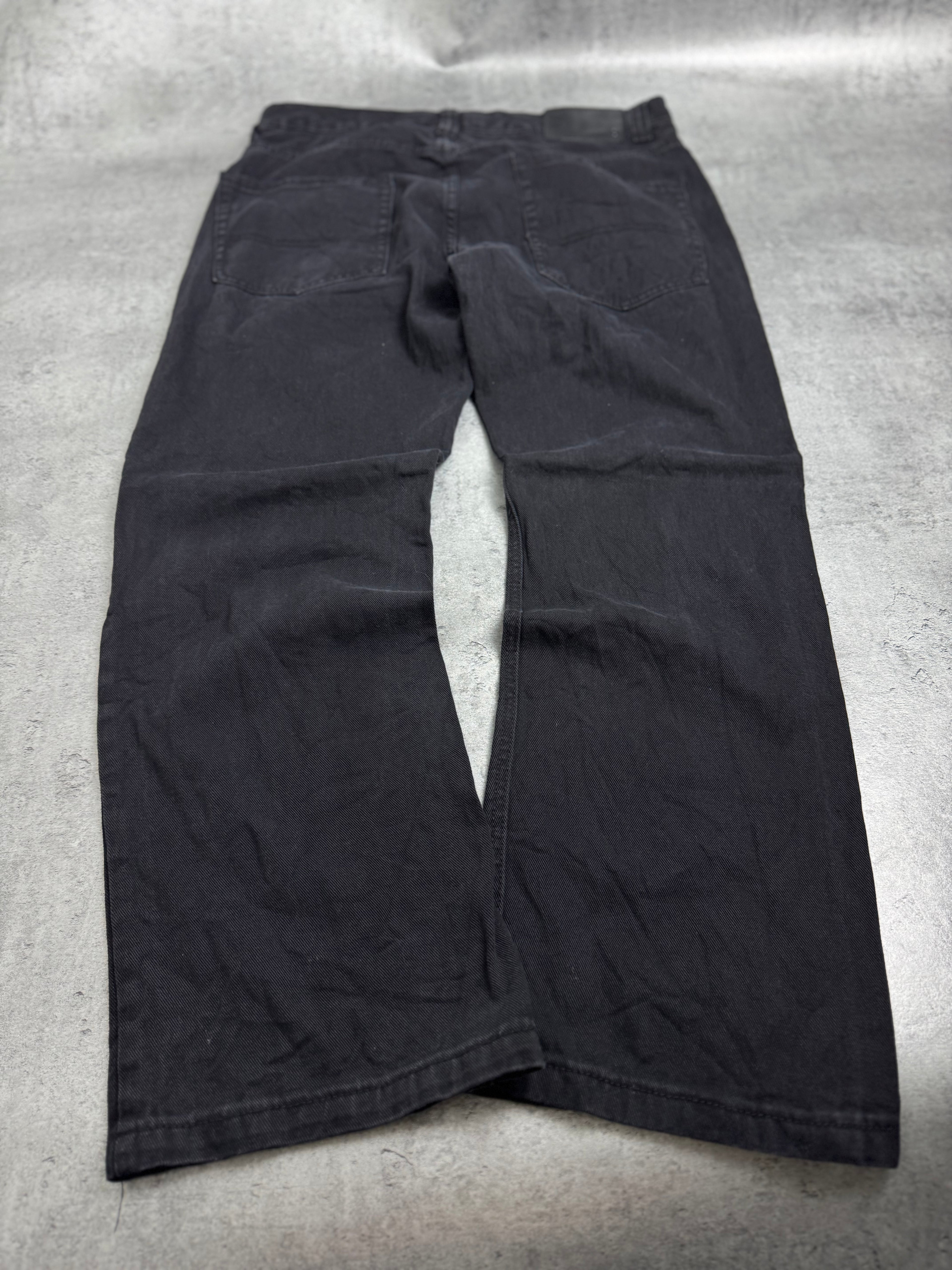 Southpole Baggy Czarne Spodnie Jeansowe Jeansy Skater Hiphop Rap 2000s
