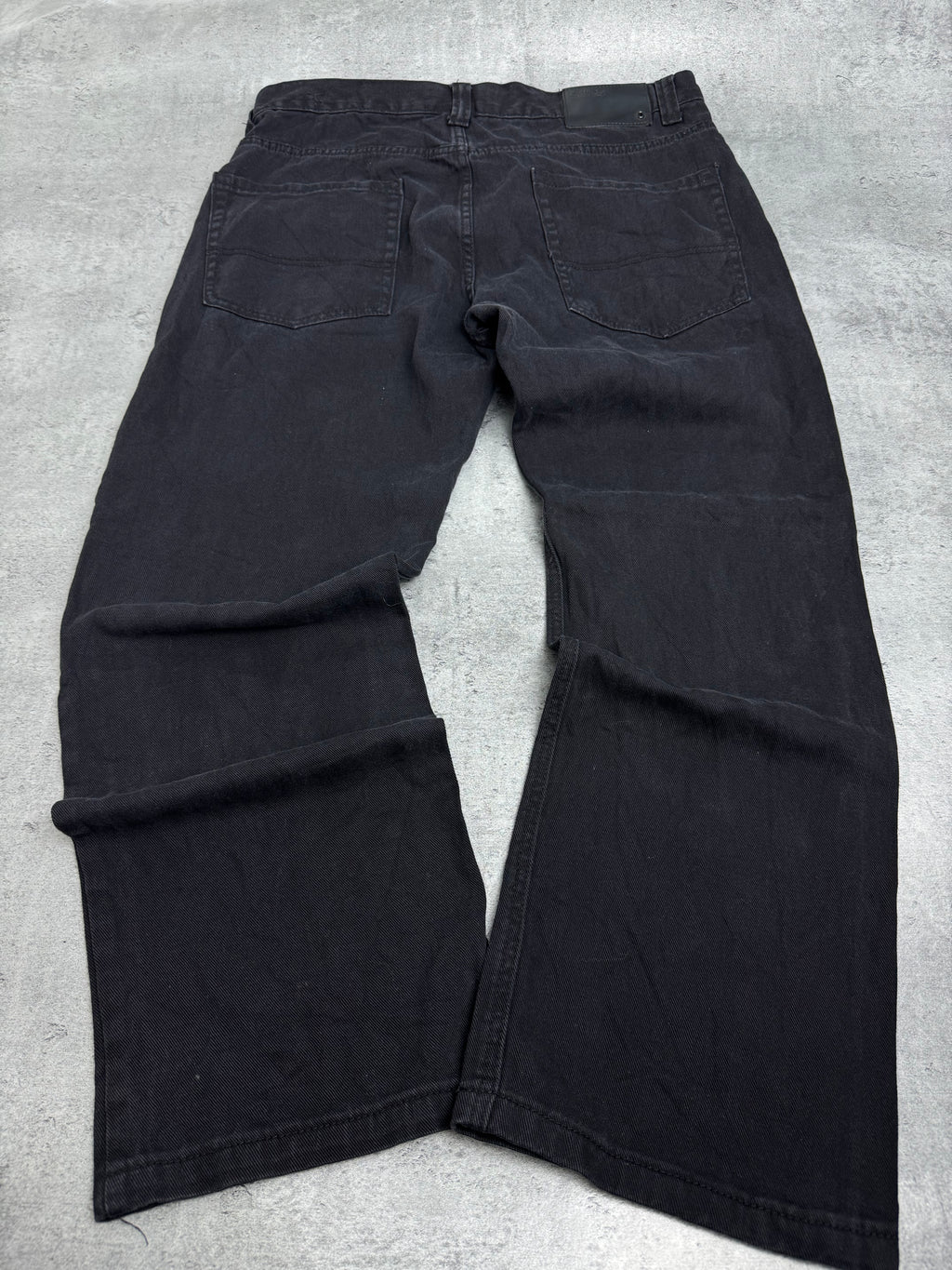 Southpole Baggy Czarne Spodnie Jeansowe Jeansy Skater Hiphop Rap 2000s