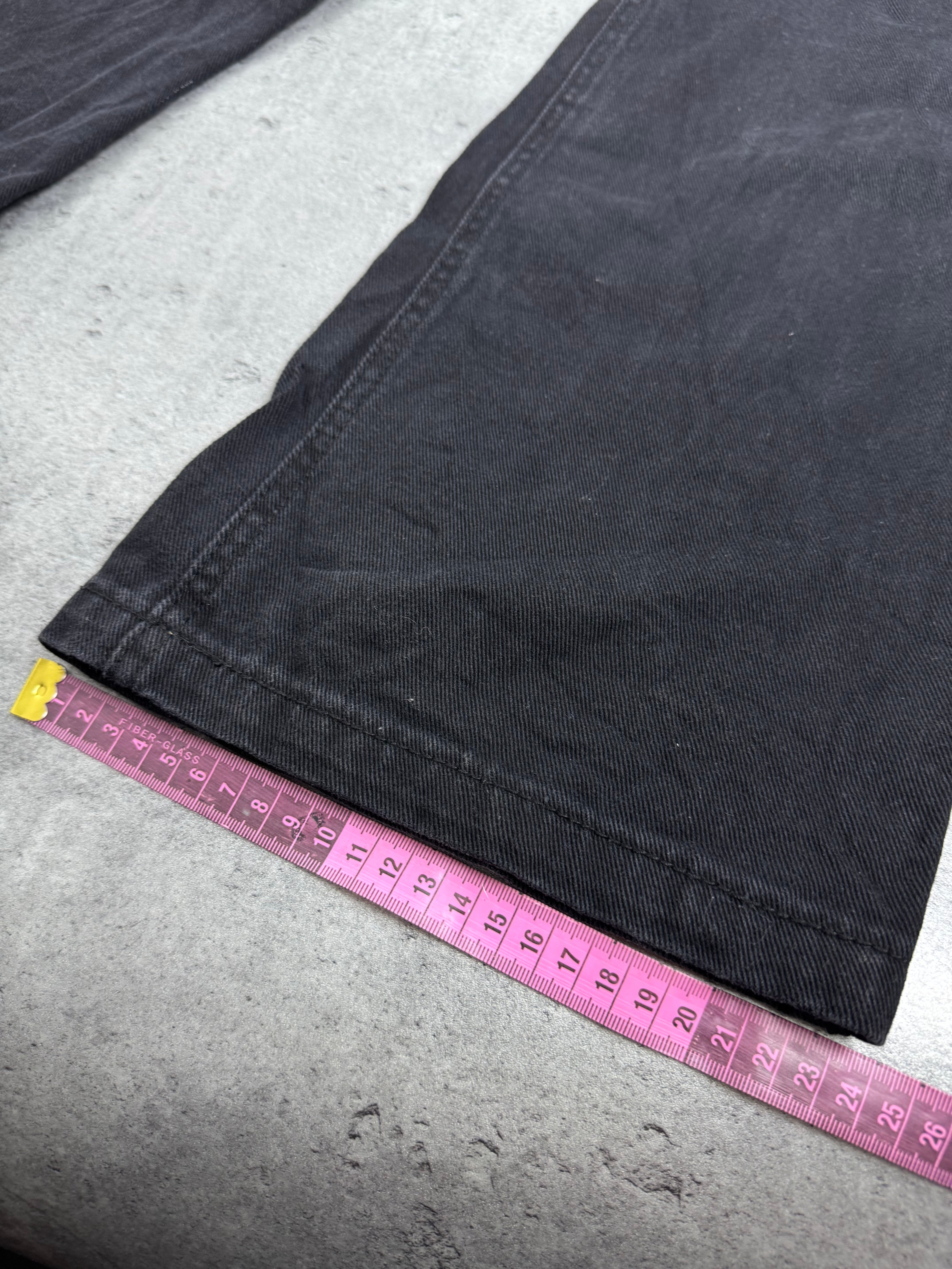 Southpole Baggy Czarne Spodnie Jeansowe Jeansy Skater Hiphop Rap 2000s