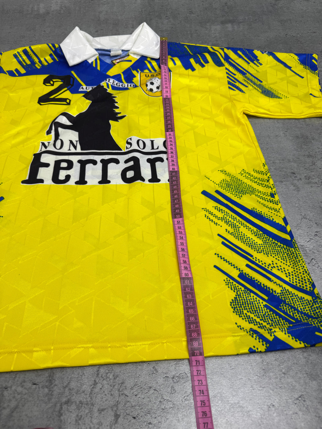 Ferrari Y2K Soccer Jersey Koszulka Piłkarska Wyścigowa 90s oldschool&nbsp;