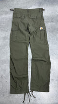 Carhartt Cargo Khaki Oliwkowe Spodnie Trousers y2k vintage luźne workwear robocze trekking hiking