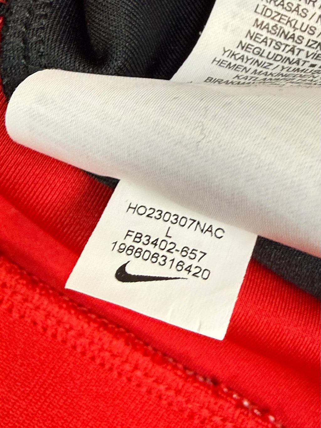 Nike Chicago Bulls 2023/2024 Showtime Hoodie Red Size L