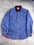 1995 LEVI'S DENIM SHACKET KOSZULO KURTKA 90S VINTAGE CZERWONA PODSZEWKA RARE