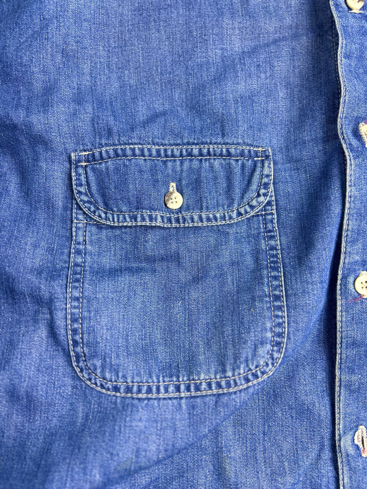 1995 LEVI'S DENIM SHACKET KOSZULO KURTKA 90S VINTAGE CZERWONA PODSZEWKA RARE