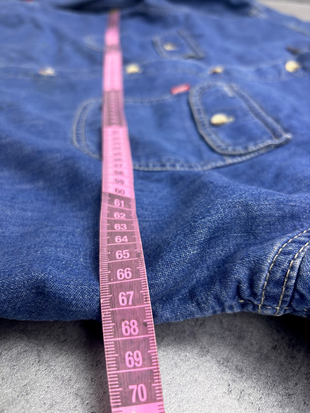1995 LEVI'S DENIM SHACKET KOSZULO KURTKA 90S VINTAGE CZERWONA PODSZEWKA RARE