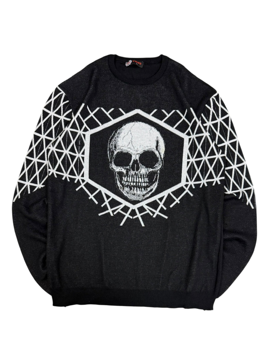 Avant Garde Vigoz Y2k Skull Sweater Men's Sweater Size XL