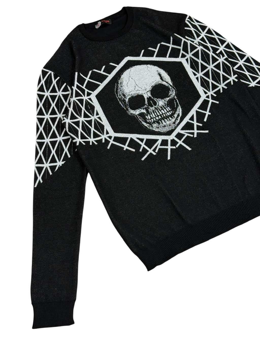 Avant Garde Vigoz Y2k Skull Sweater Men's Sweater Size XL