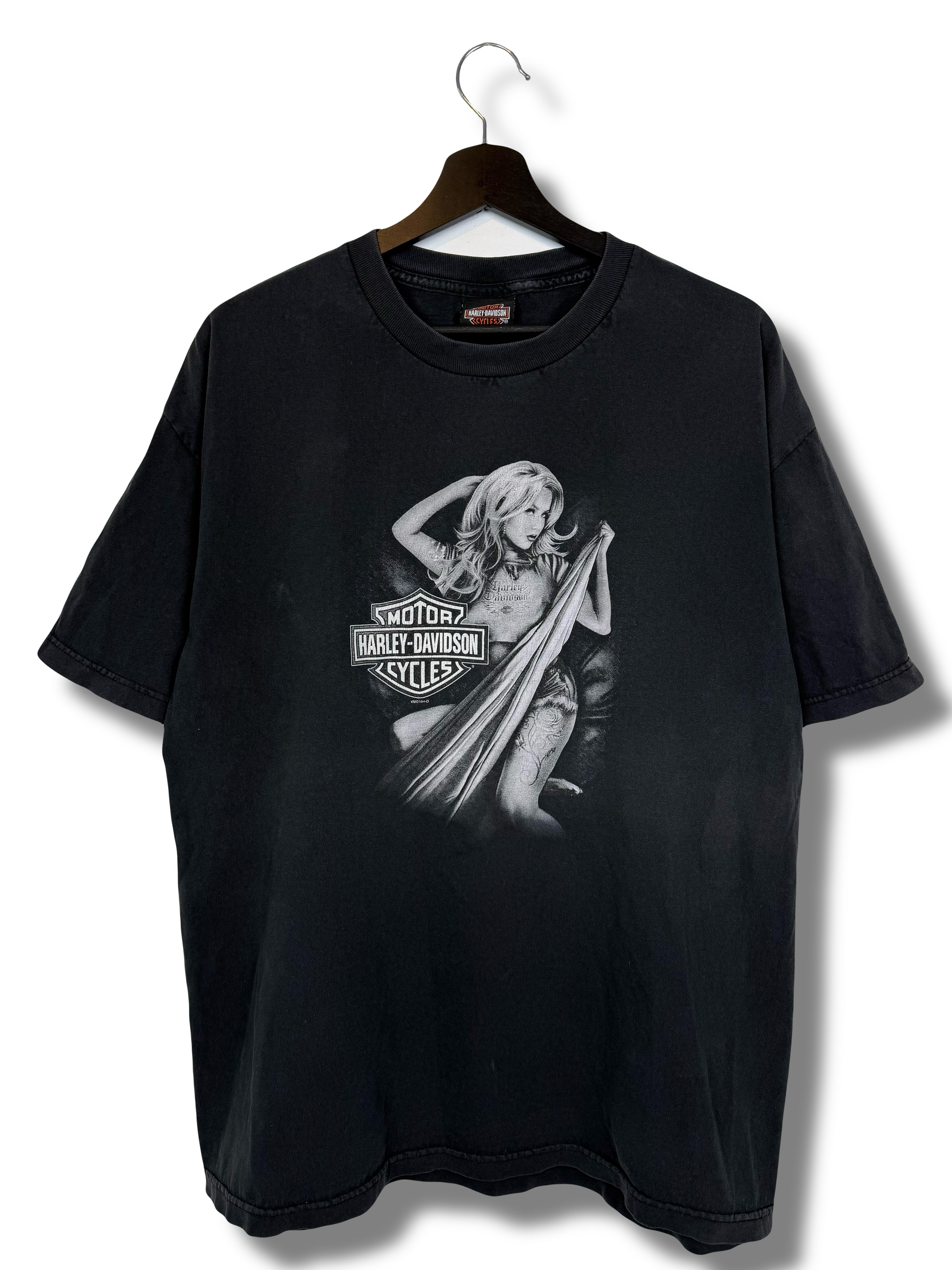 Vintage Harley Davidson Czech Republic T-shirt Black Size XL