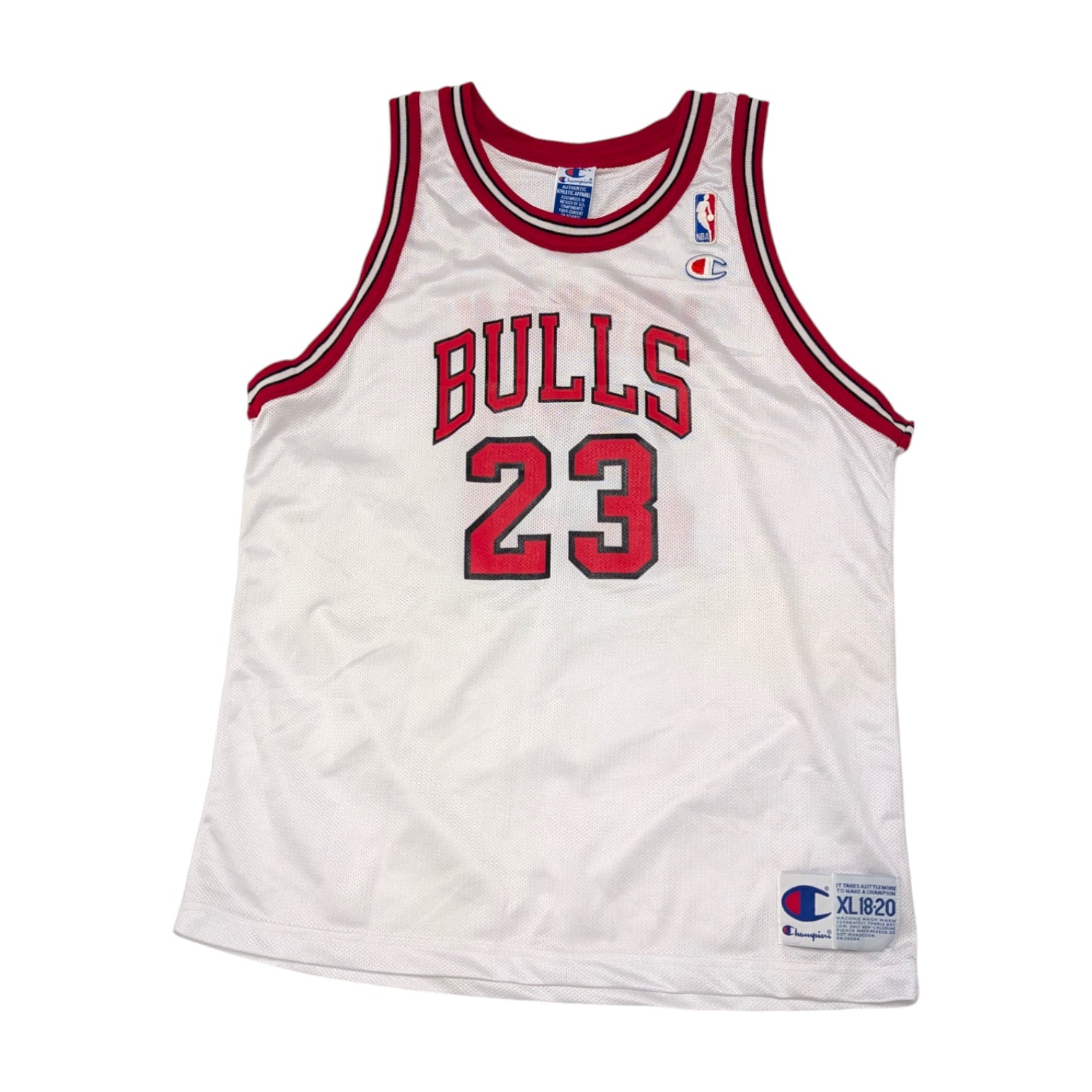 90s Michael Jordan Chicago Bulls Koszykarski Jersey Champion Home NBA