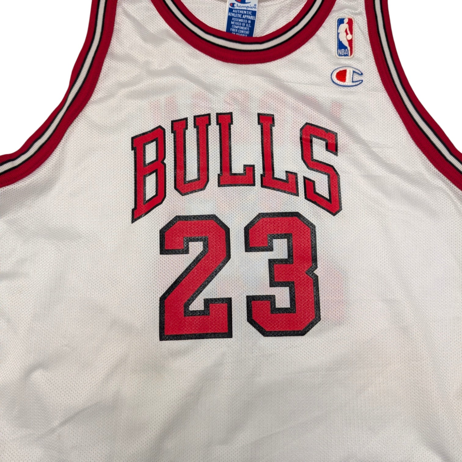 90s Michael Jordan Chicago Bulls Koszykarski Jersey Champion Home NBA