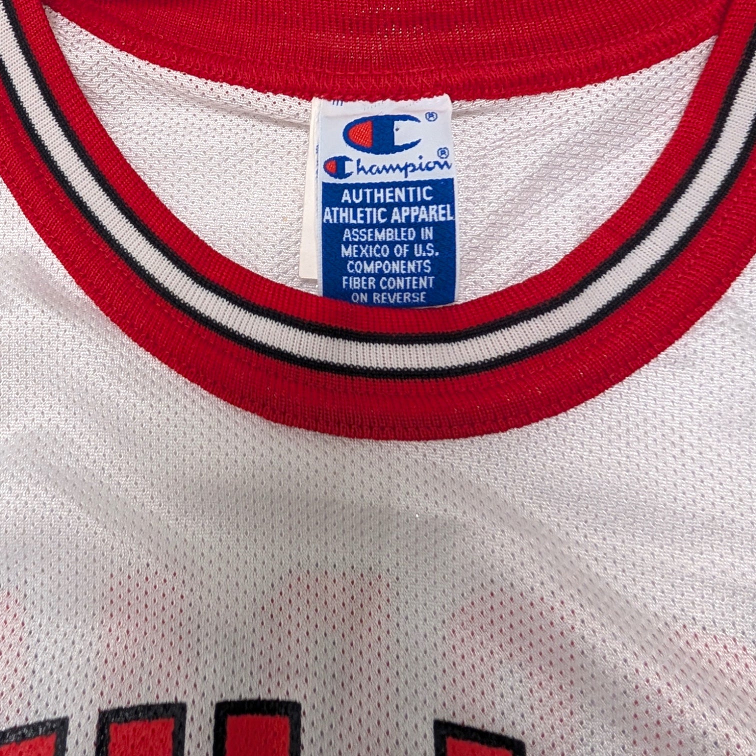 90s Michael Jordan Chicago Bulls Koszykarski Jersey Champion Home NBA