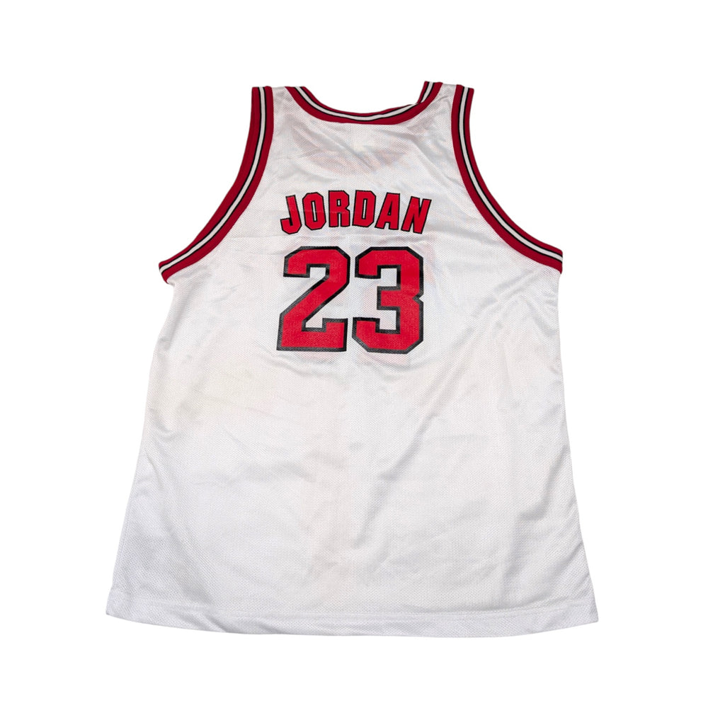 90s Michael Jordan Chicago Bulls Koszykarski Jersey Champion Home NBA