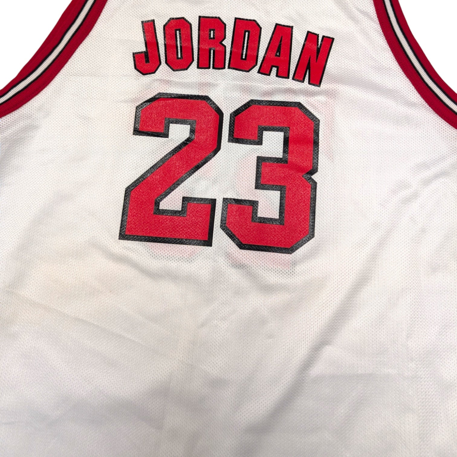 90s Michael Jordan Chicago Bulls Koszykarski Jersey Champion Home NBA