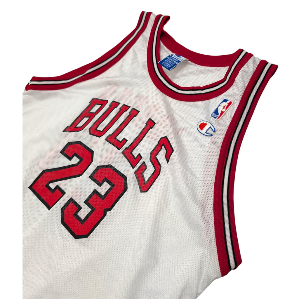90s Michael Jordan Chicago Bulls Koszykarski Jersey Champion Home NBA