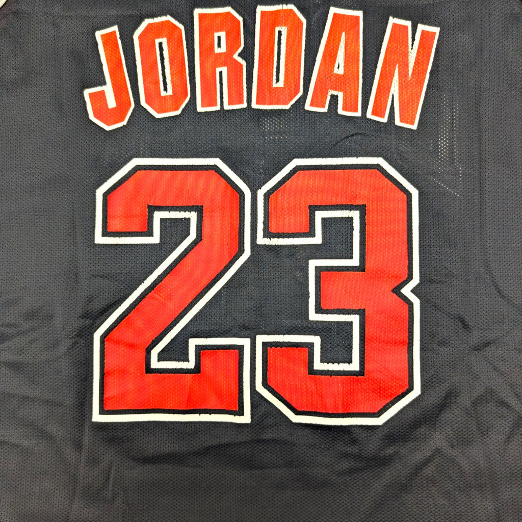 Michael Jordan 90s Basketball Jersey Away Black Koszykarska Koszulka NBA