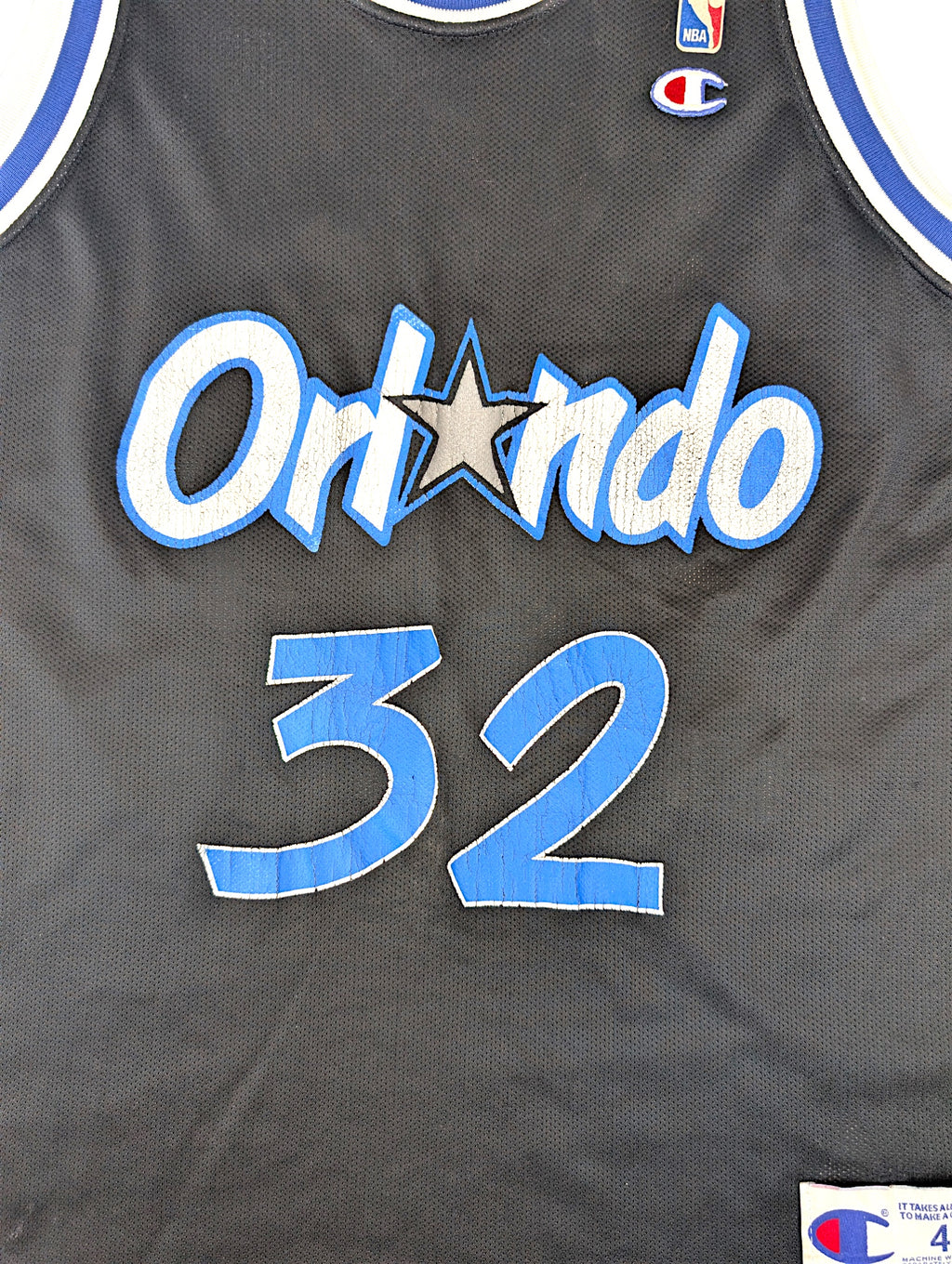 RARE Champion Shaquille O'neal Orlando Magic Koszulka Jersey Koszykarski Oldschool 90s