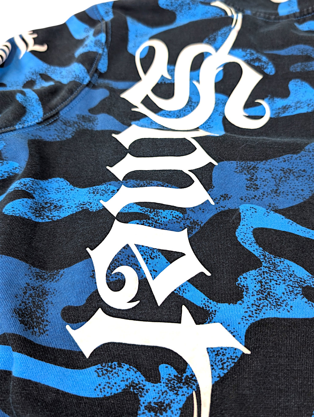 SMET by Christian Audigier Ed Hardy Style Bluza Camo Czaszki w kapturze y2k skull