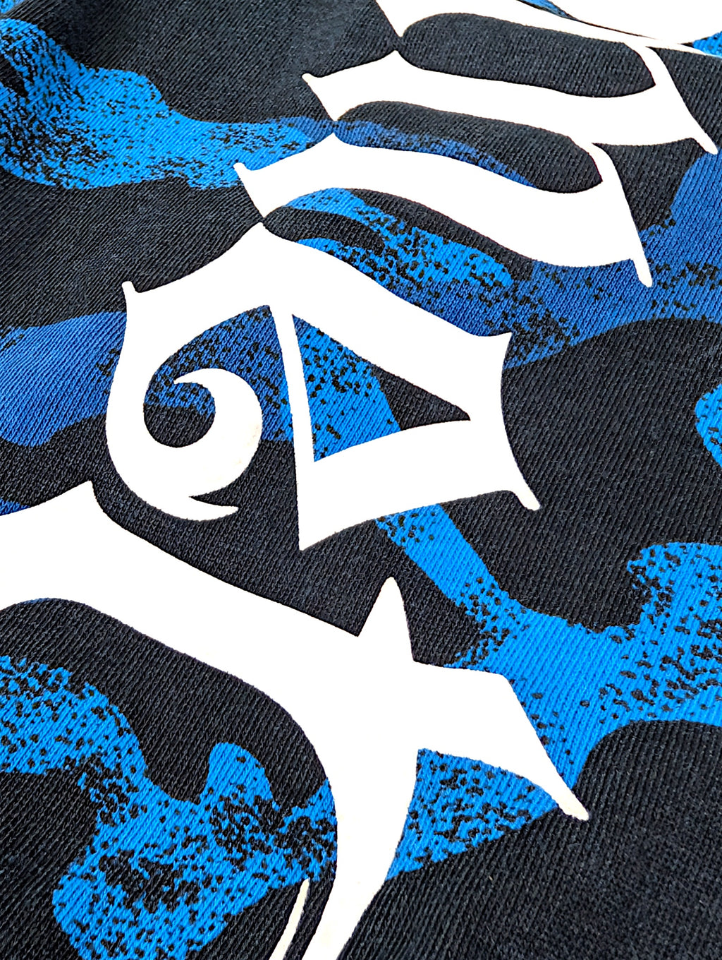 SMET by Christian Audigier Ed Hardy Style Bluza Camo Czaszki w kapturze y2k skull