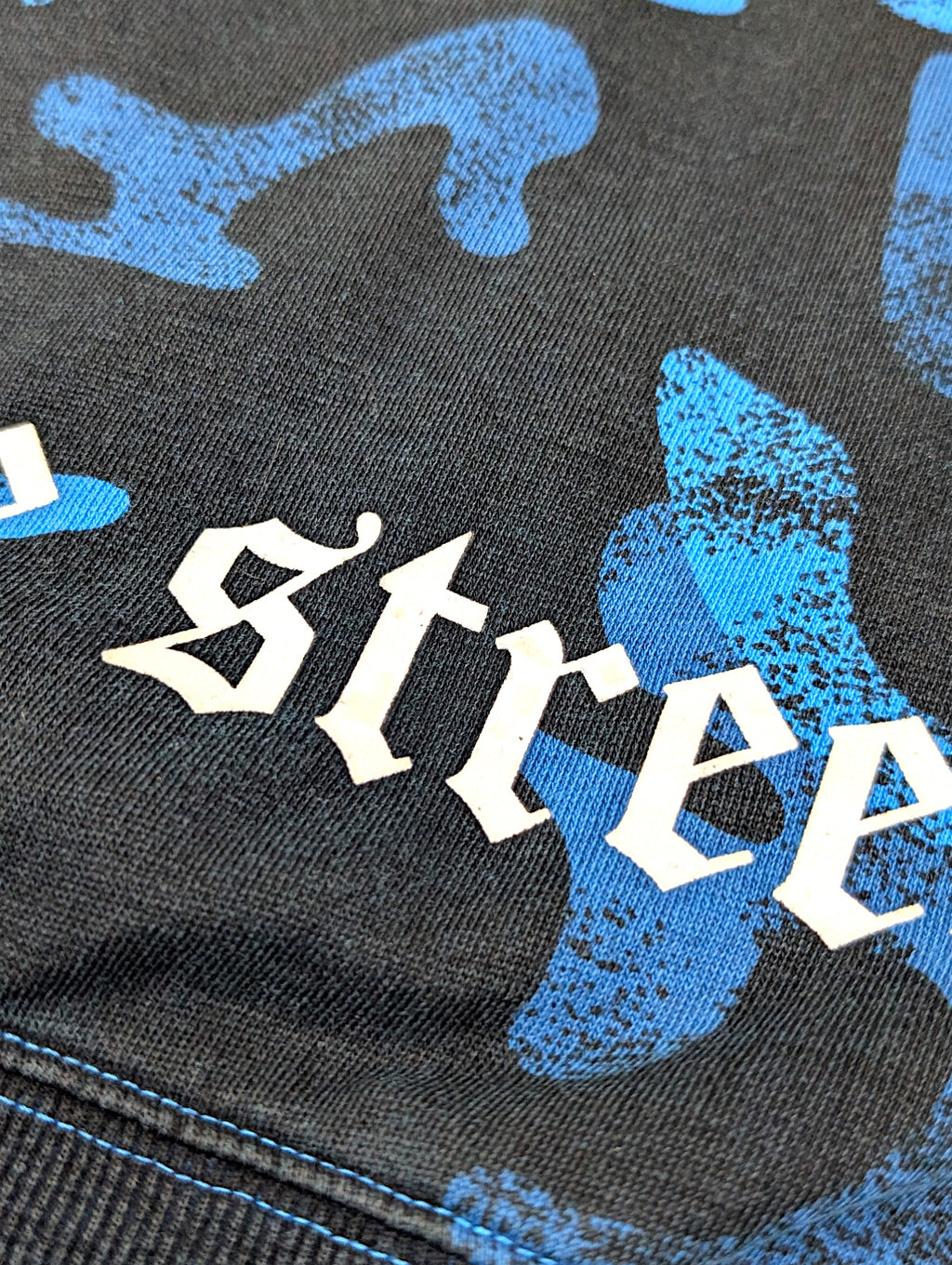 SMET by Christian Audigier Ed Hardy Style Bluza Camo Czaszki w kapturze y2k skull