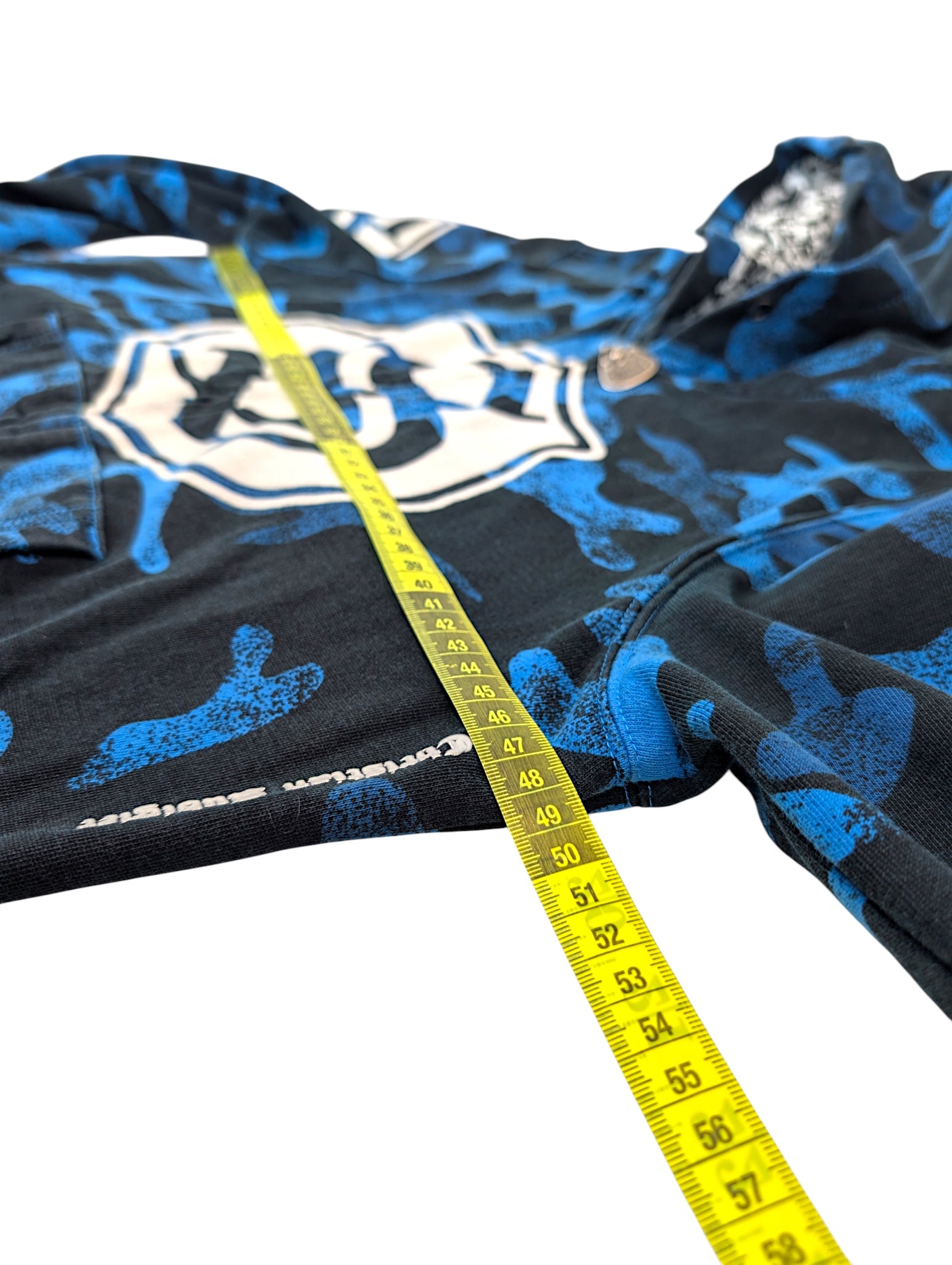 SMET by Christian Audigier Ed Hardy Style Bluza Camo Czaszki w kapturze y2k skull