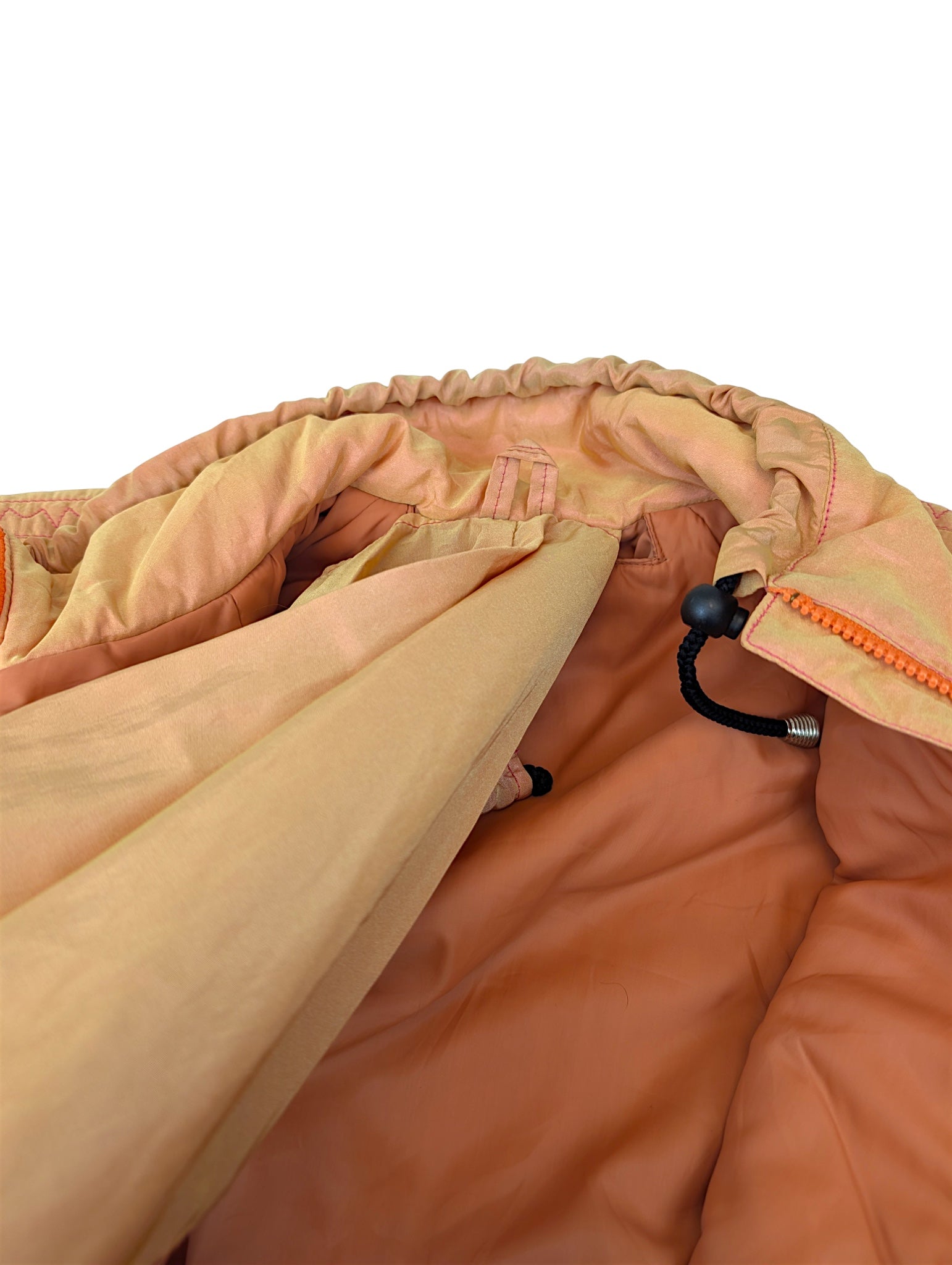 Vintage 90s Skii Puffer Jacket Kurtka Made in Italy Haft Słońca narciarska zimowa