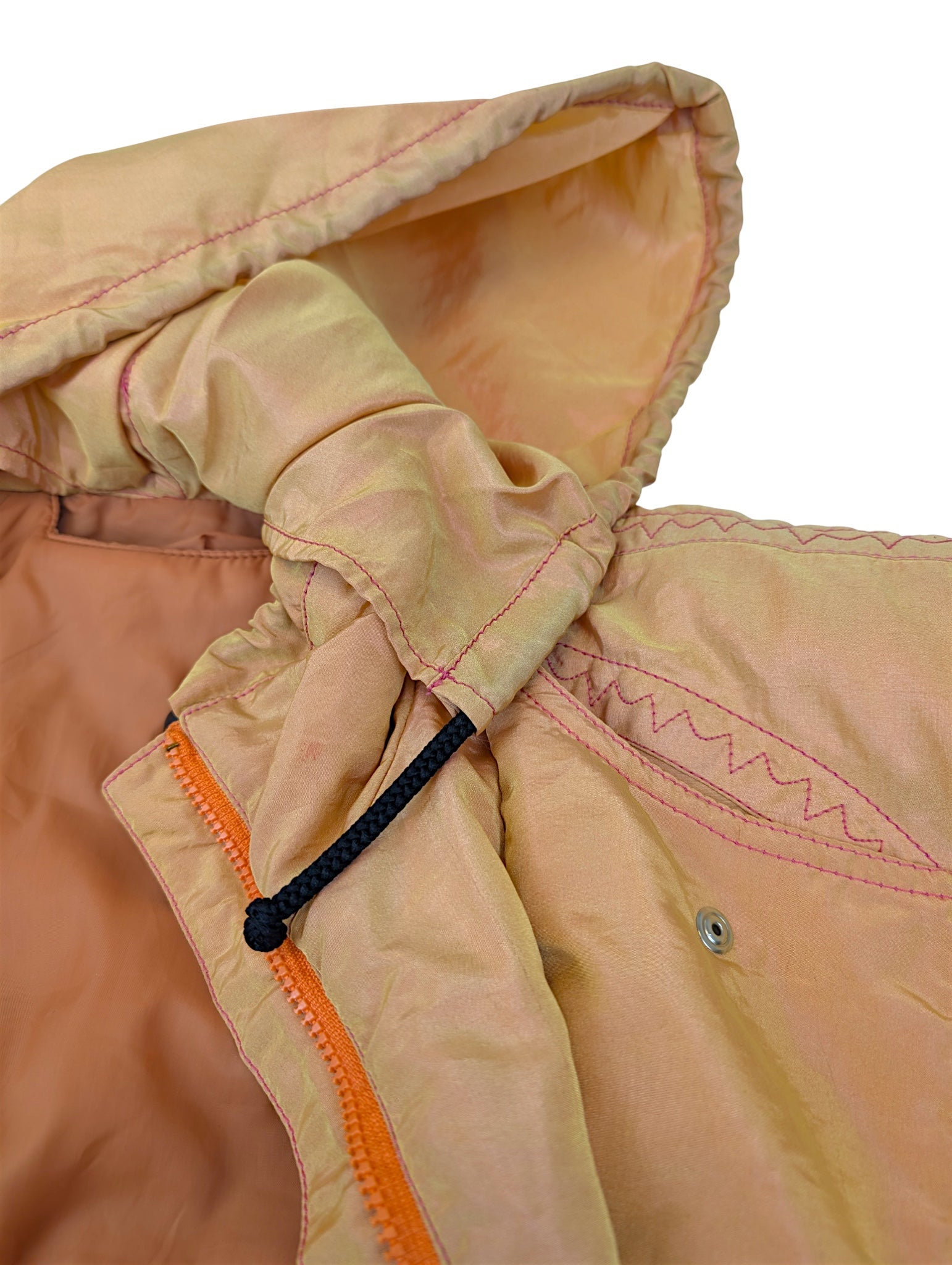 Vintage 90s Skii Puffer Jacket Kurtka Made in Italy Haft Słońca narciarska zimowa