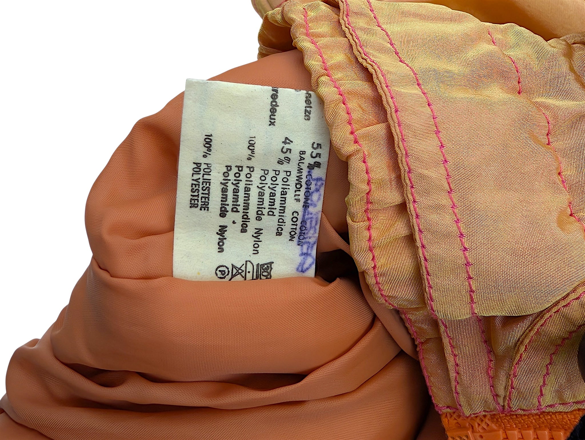 Vintage 90s Skii Puffer Jacket Kurtka Made in Italy Haft Słońca narciarska zimowa