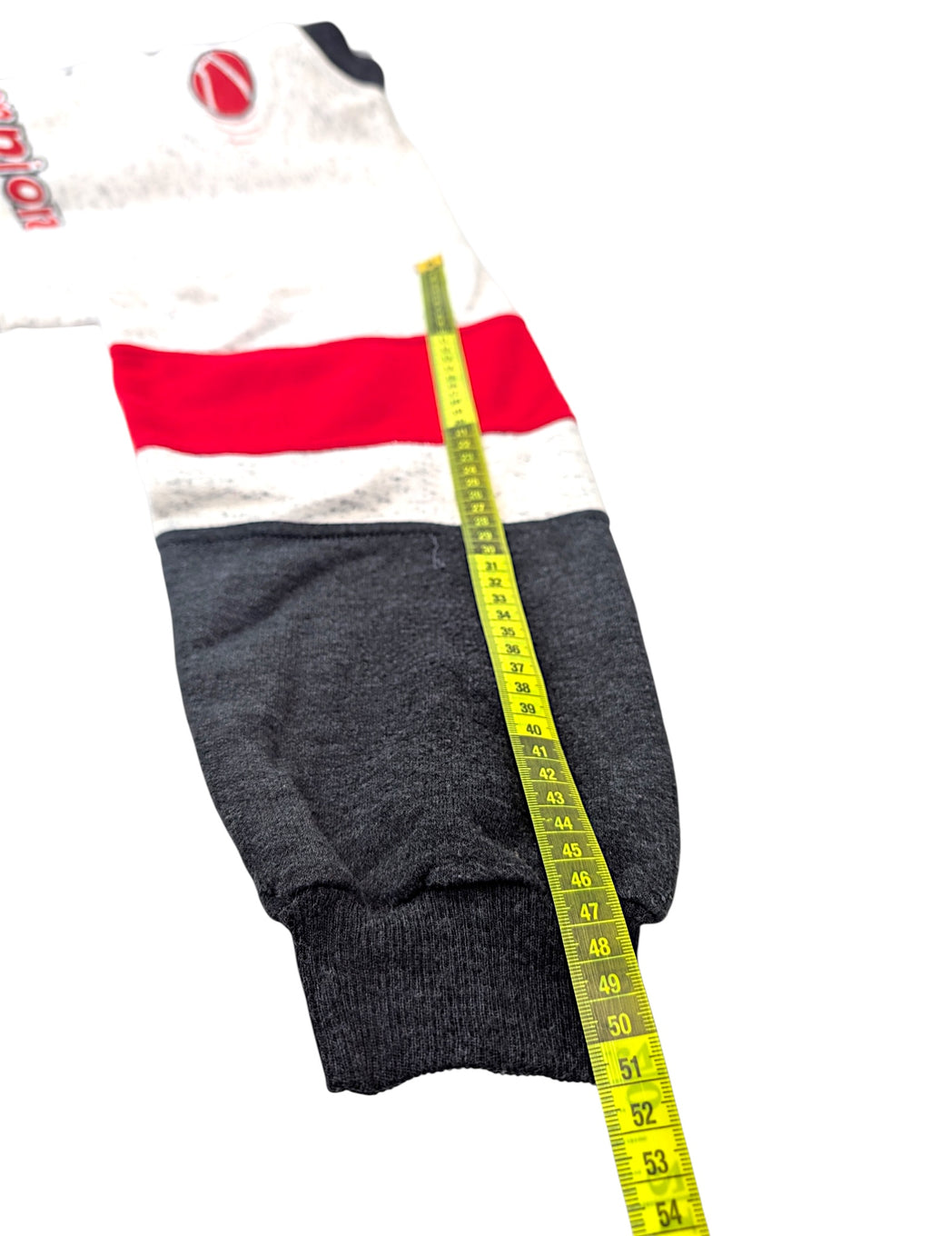 Vintage Bluza bez kaptura z nadrukiem baseball sweatshirt