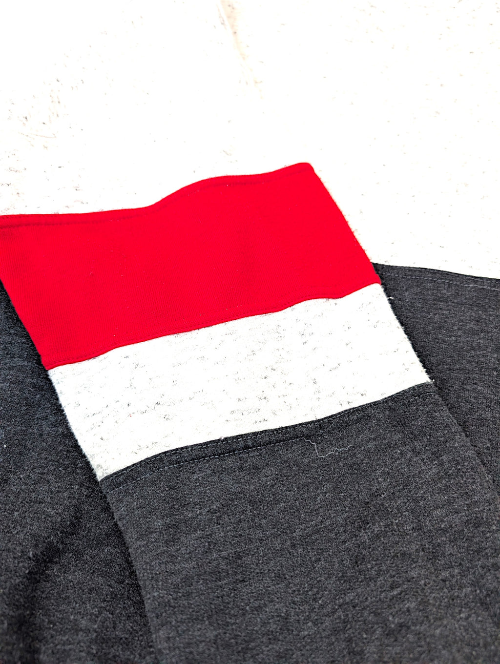 Vintage Bluza bez kaptura z nadrukiem baseball sweatshirt