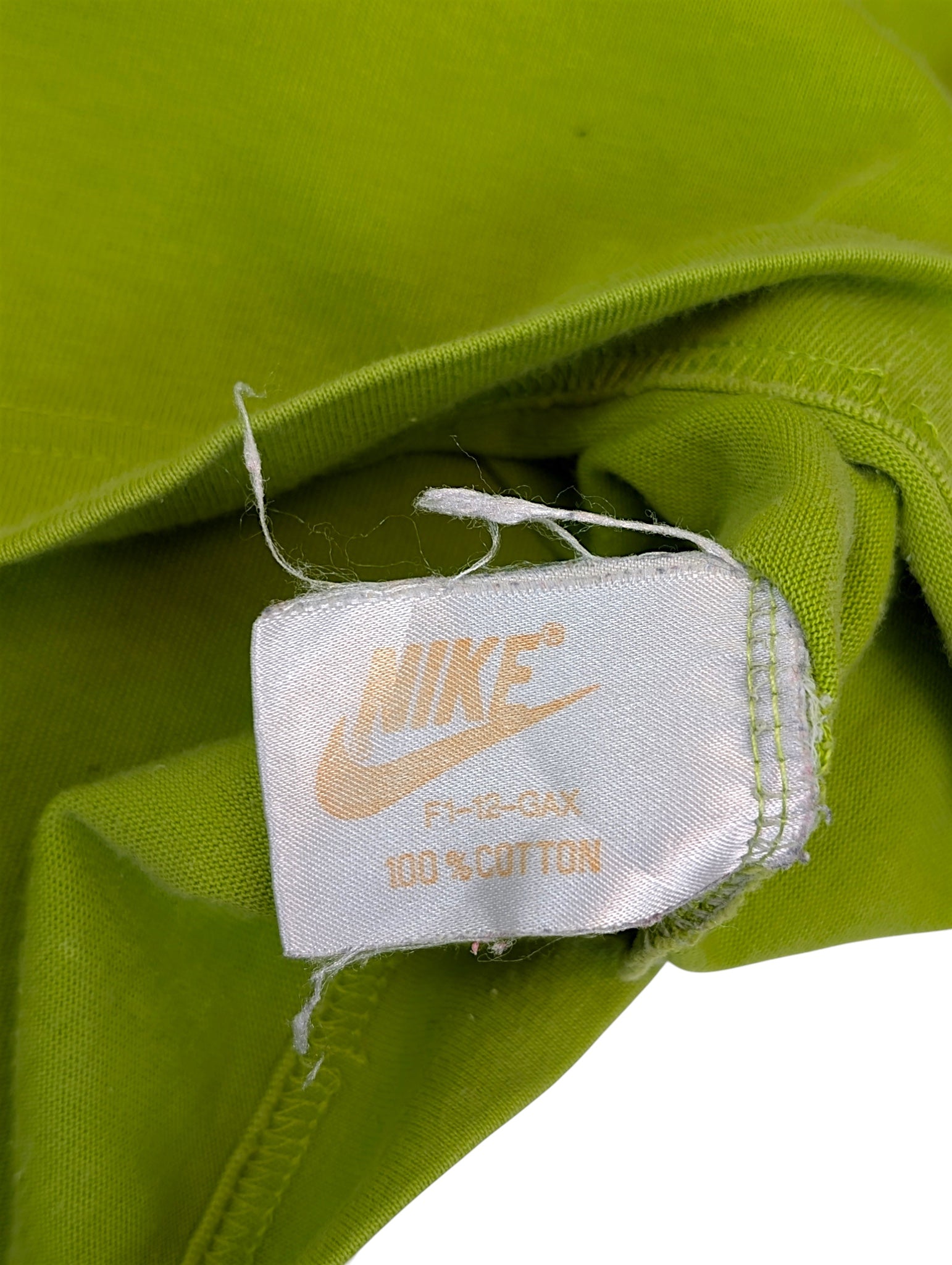 90s Nike Koszulka Heavyweight Bluzowa Z Nadrukiem Grafiką Zielona