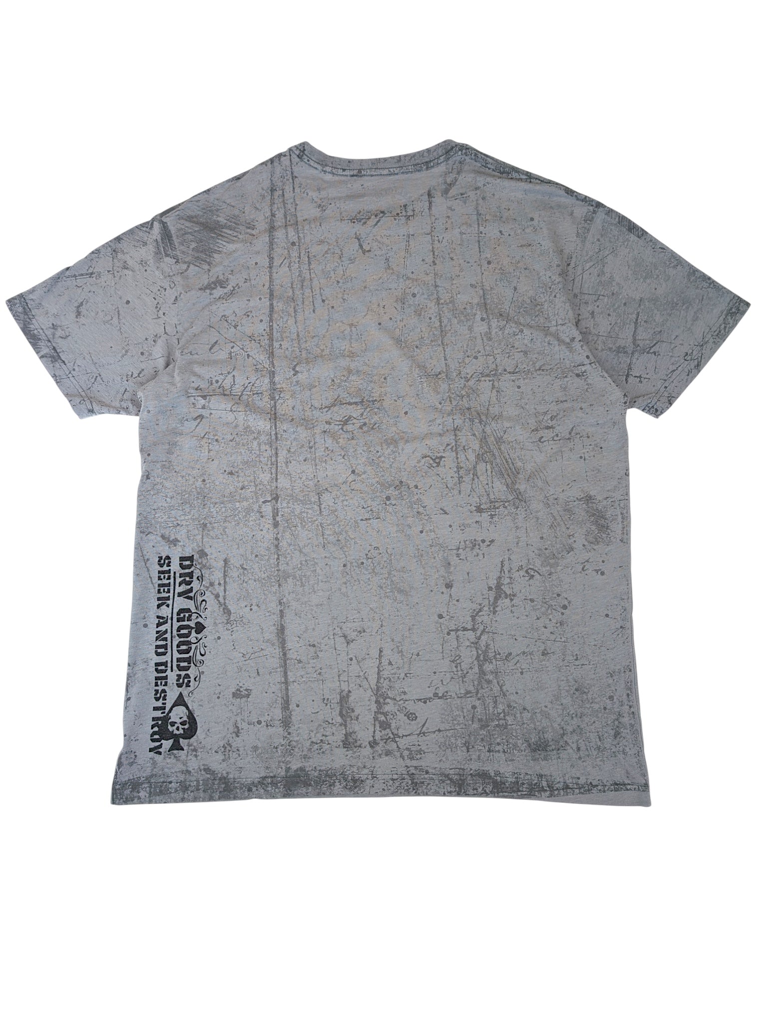 Afflcition Koszulka Grunge Punk Czaszka Orzeł Skull Y2k 2XL