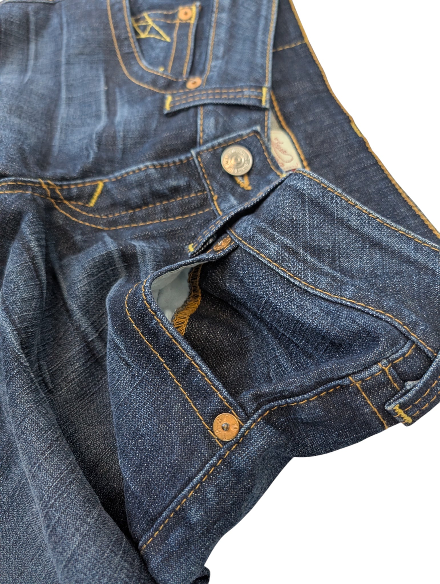 Made in USA True Religion Spodnie Jeansowe Jeansy Damskie Proste Straight Leg