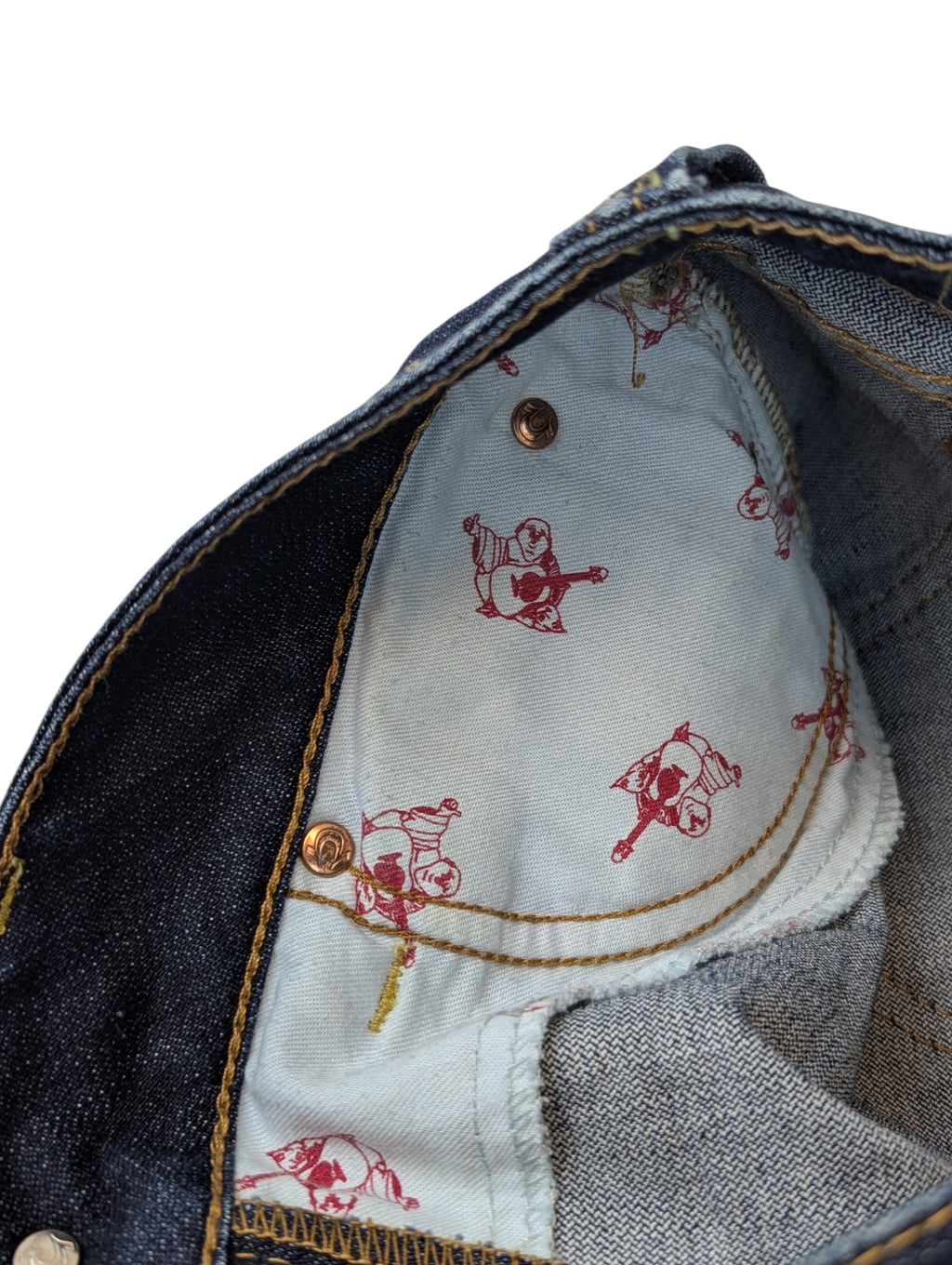 Made in USA True Religion Spodnie Jeansowe Jeansy Damskie Proste Straight Leg