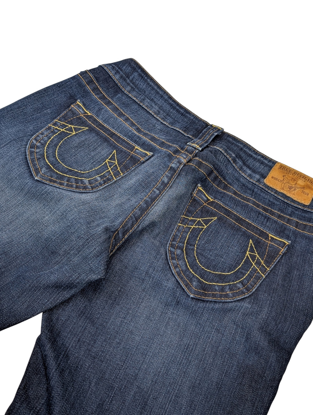 Made in USA True Religion Spodnie Jeansowe Jeansy Damskie Proste Straight Leg