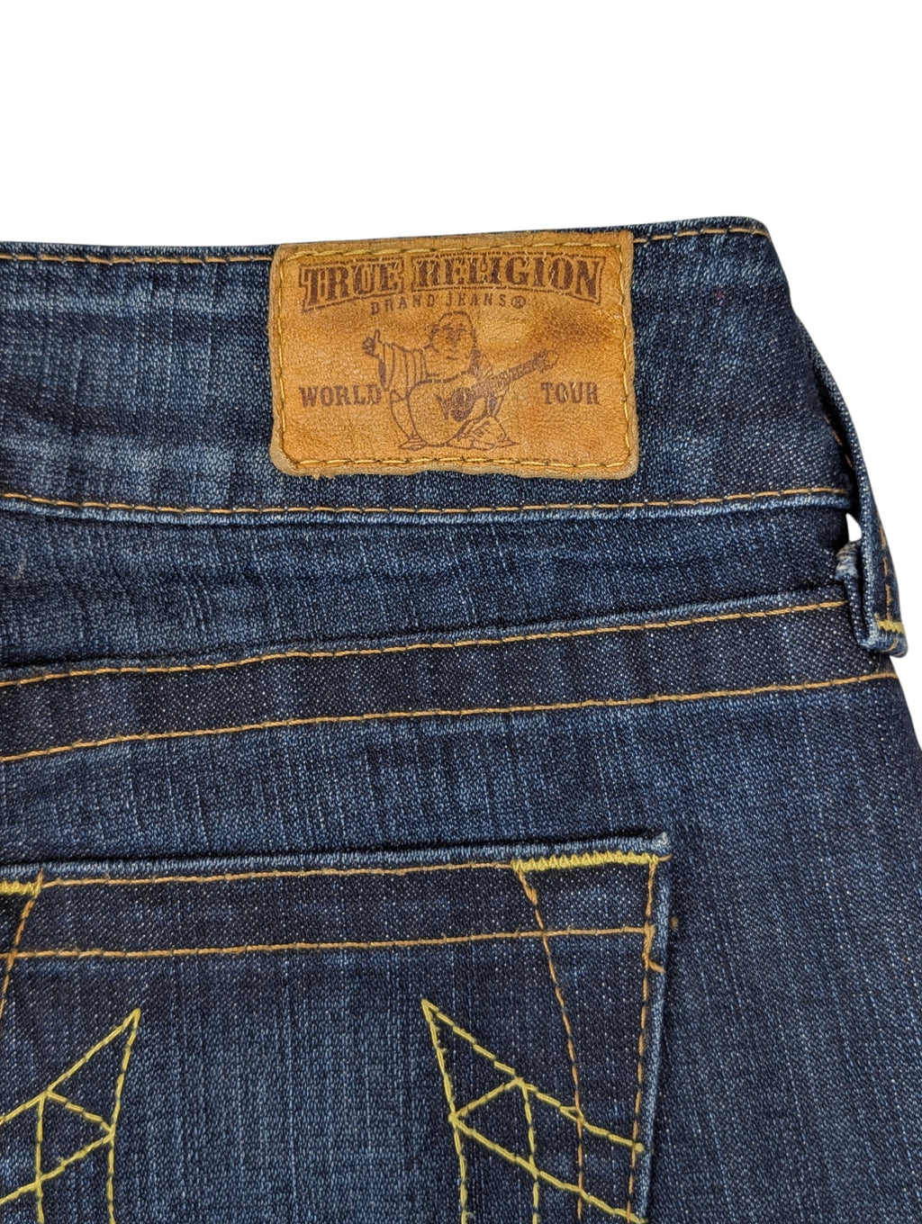 Made in USA True Religion Spodnie Jeansowe Jeansy Damskie Proste Straight Leg