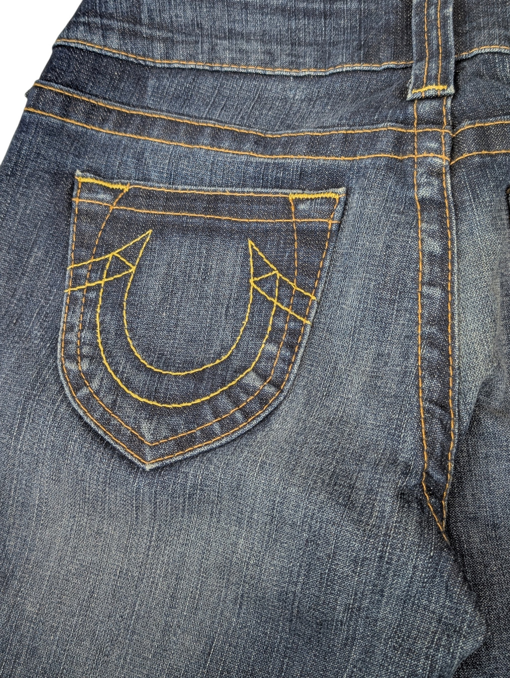 Made in USA True Religion Spodnie Jeansowe Jeansy Damskie Proste Straight Leg