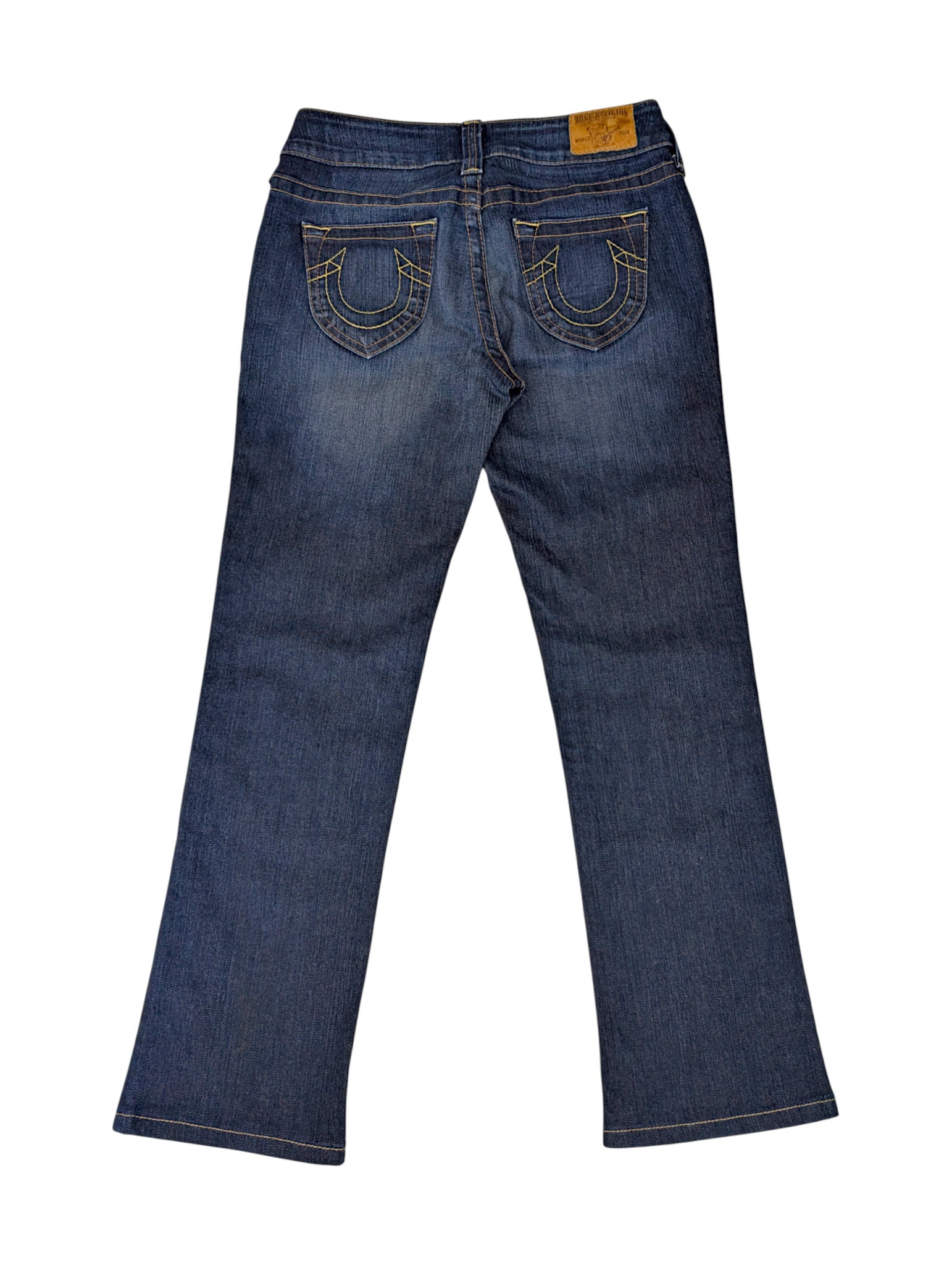 Made in USA True Religion Spodnie Jeansowe Jeansy Damskie Proste Straight Leg