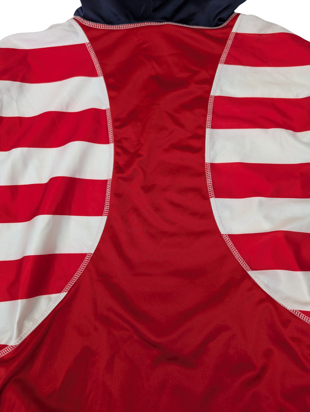 90s Striped Adidas Quarter Zip Bluza Oldschool Vintage