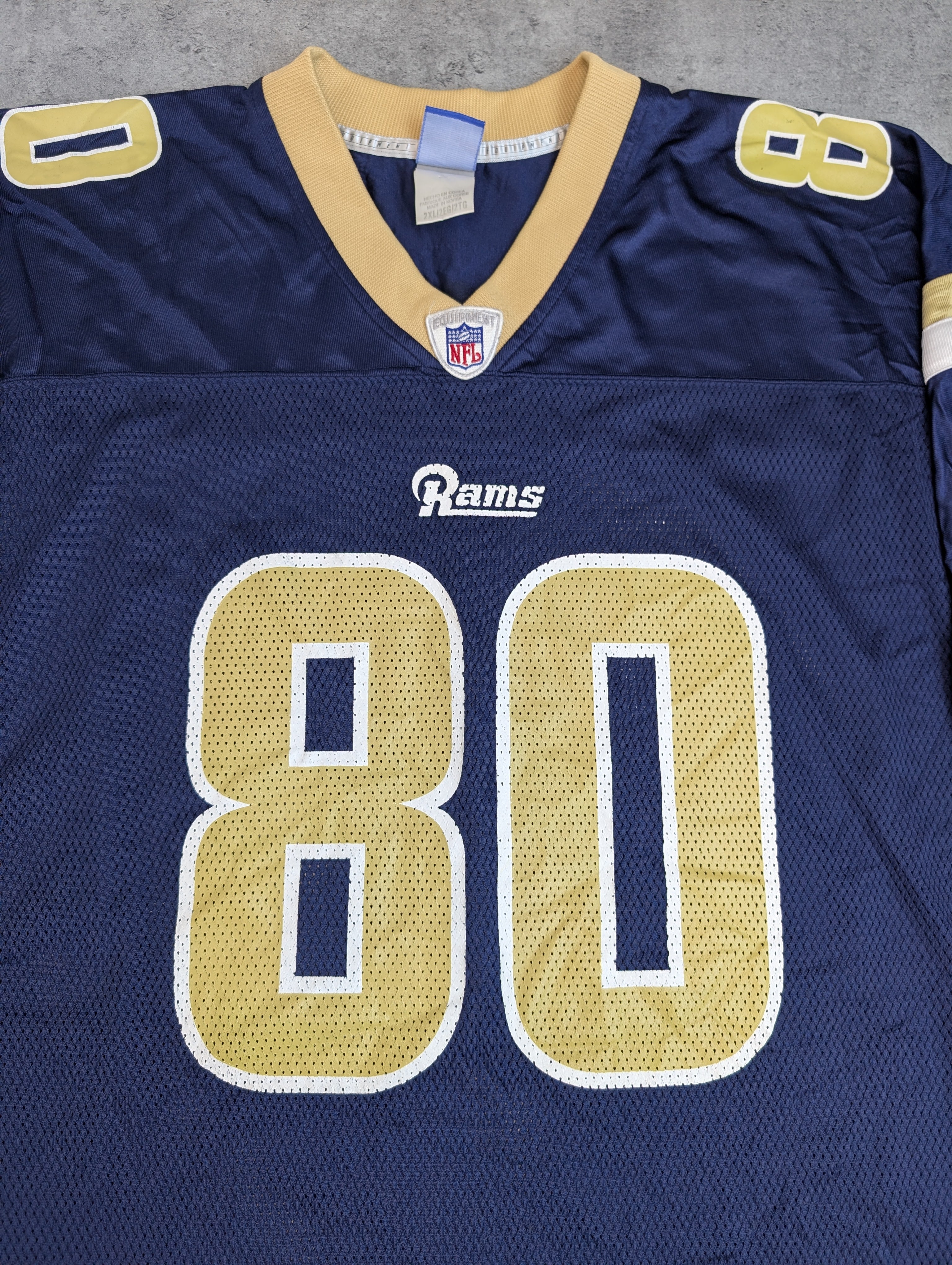 Vintage St. Louis Rams Football NFL Rugby Jersey Oversized Koszulka Futbolowa Reebok y2k