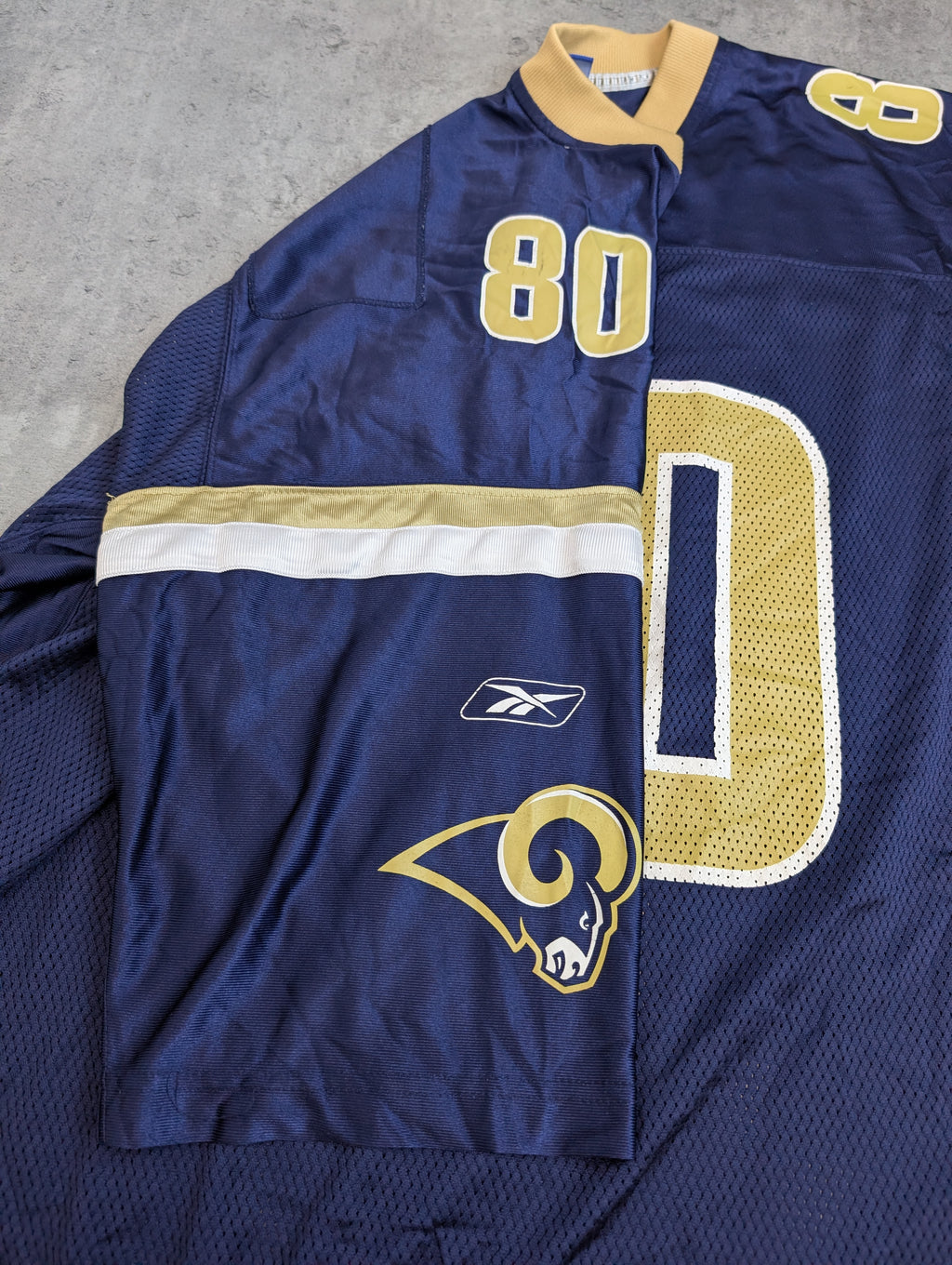 Vintage St. Louis Rams Football NFL Rugby Jersey Oversized Koszulka Futbolowa Reebok y2k