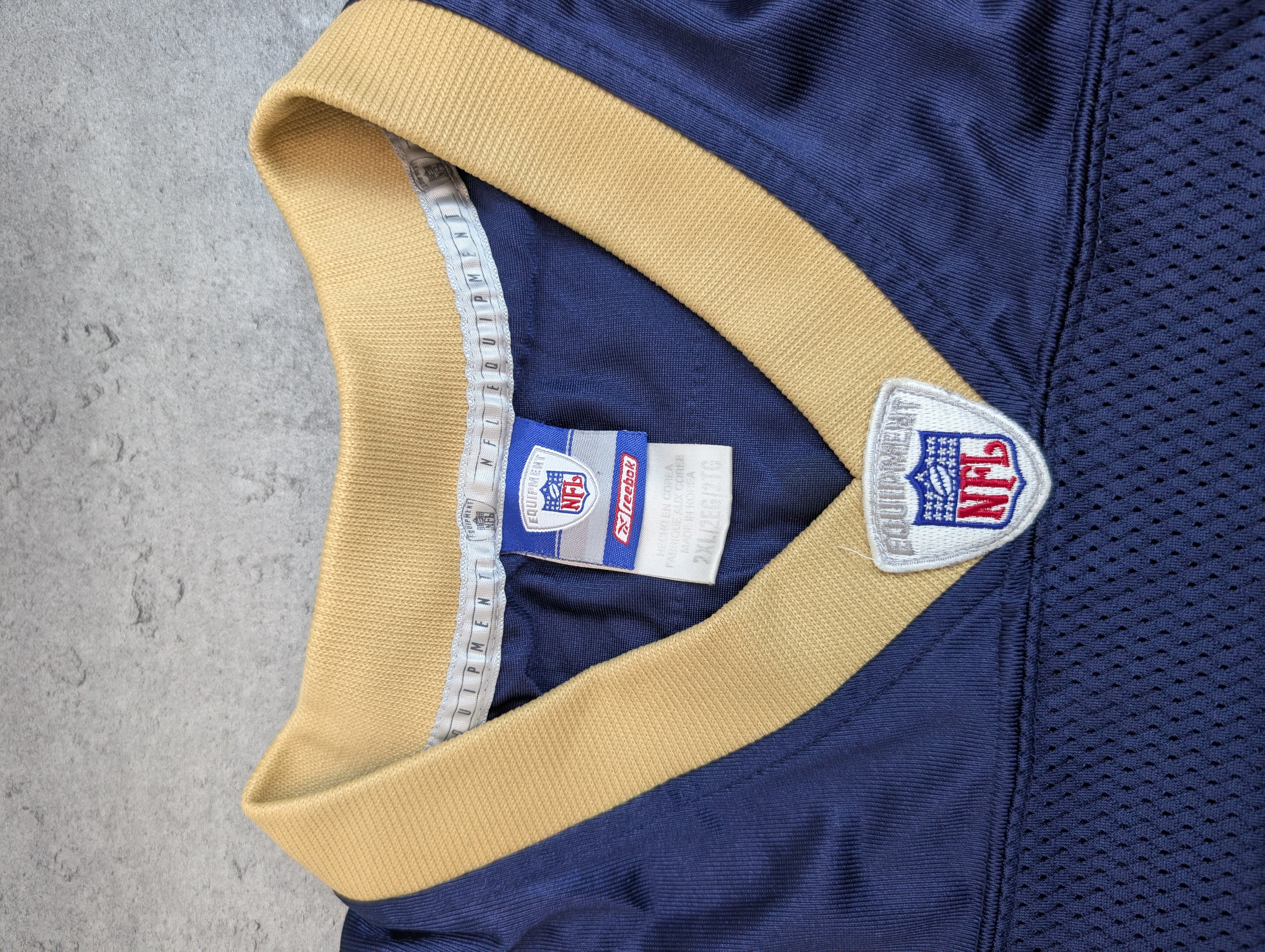 Vintage St. Louis Rams Football NFL Rugby Jersey Oversized Koszulka Futbolowa Reebok y2k