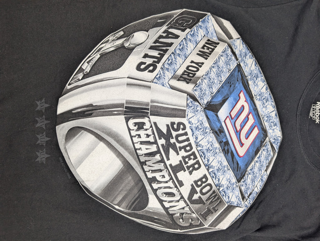 2012 Super Bowl Champions New York Giants NFL koszulka z grafiką american football